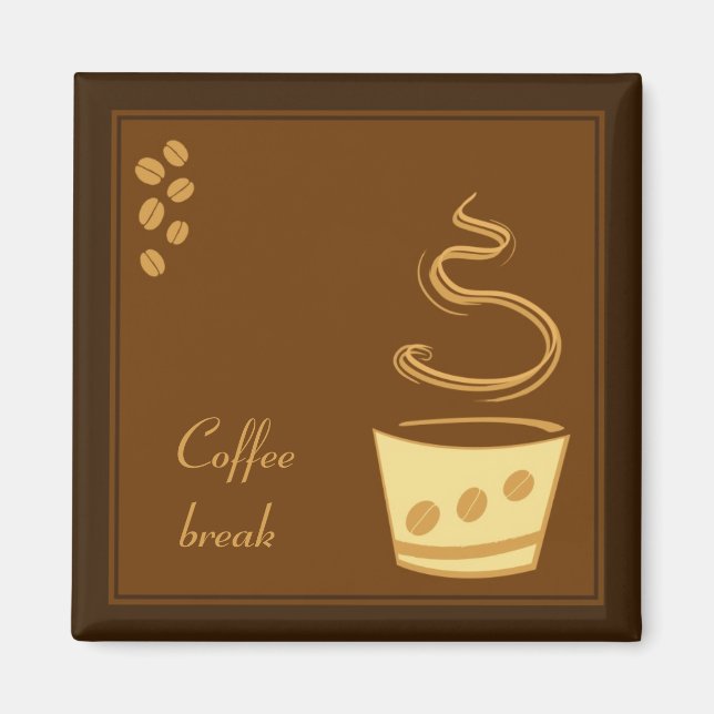 Coffee Break - Business Magnet Design (Front)