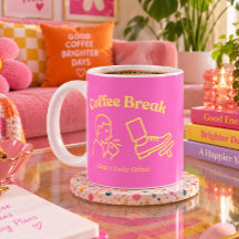 Coffee Break Coughy Brake - Personalized Funny