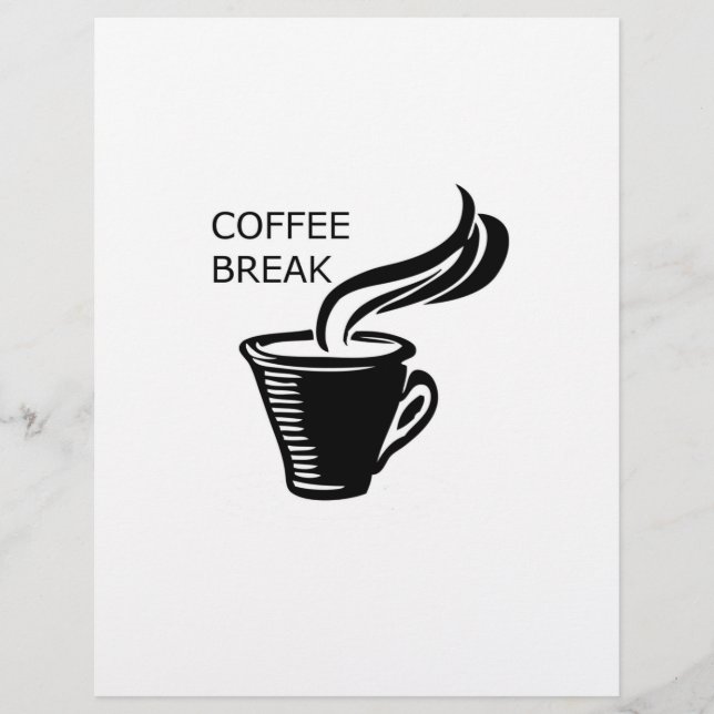 Coffee Break Flyer (Front)