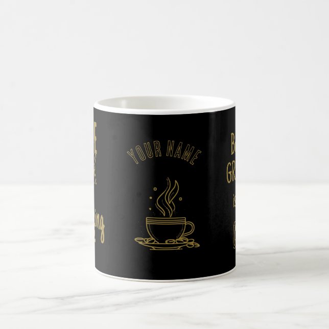Coffee Break – Great Ideas – Black Gold Mug (Center)