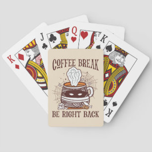 Coffee Break - Halloween Theme Playing Cards