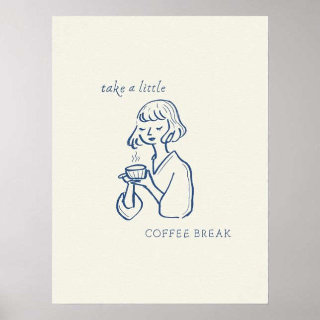 Coffee Break Office & Kitchen Wall Art (Front)