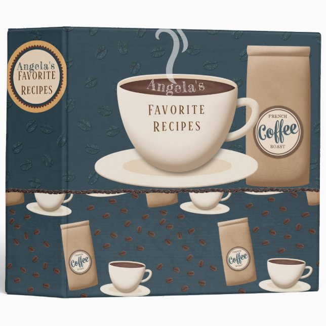 Coffee Break Recipe Binder (Front/Spine)
