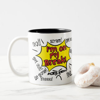 Coffee Break Two-Tone Coffee Mug