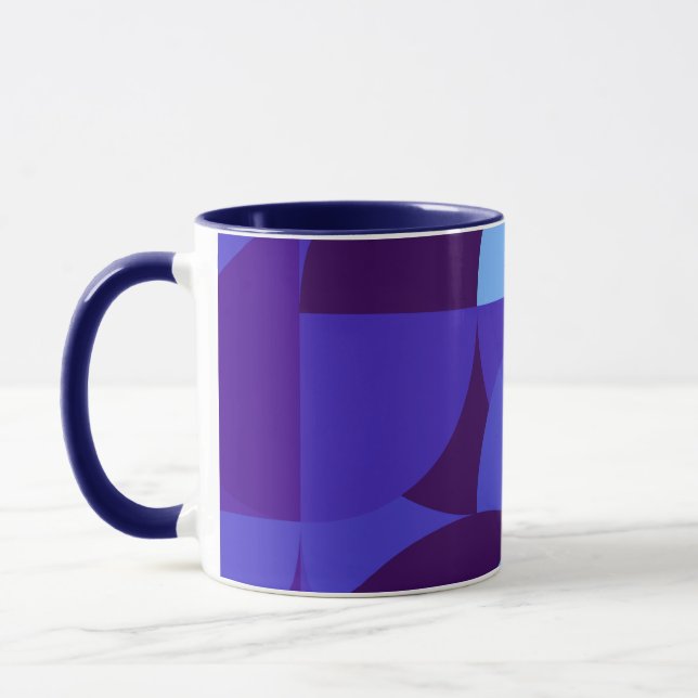 Coffee Break with our Quarter Geometric Mug (Left)