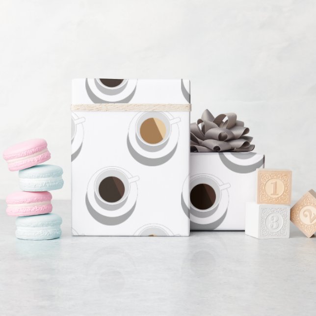 Coffee break. wrapping paper (Baby Shower)