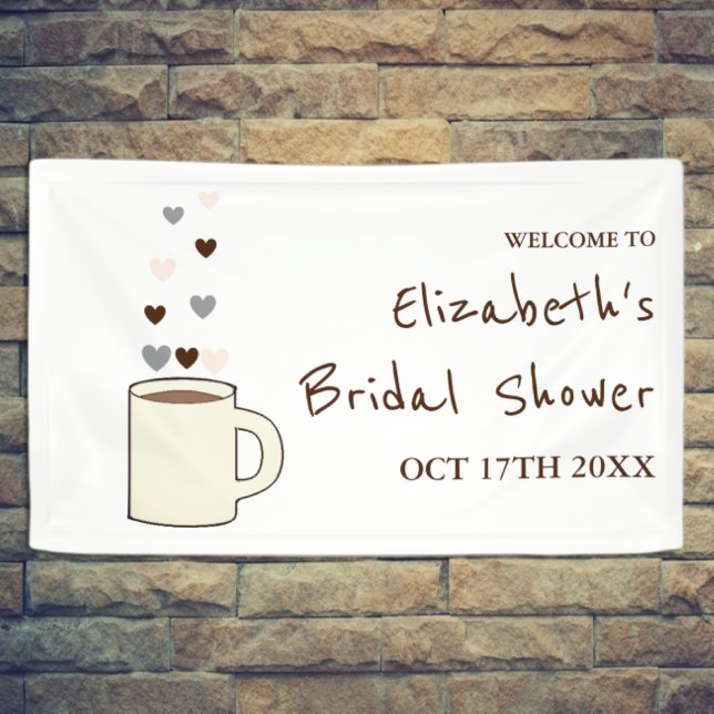 Coffee Bridal Shower Banner (Creator Uploaded)