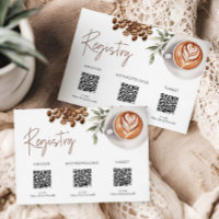Coffee Bridal Shower - Love is Brewing Registry