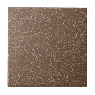 Coffee Brown Crackle Glaze Solid Colour Tile