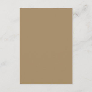 Coffee Brown Custom Enclosure Card