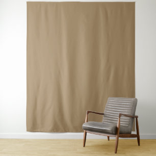 Coffee Brown Custom Wall Tapestry