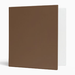 Coffee Brown Solid Colour  Binder