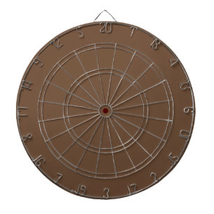 Coffee Brown Solid Colour  Dartboard