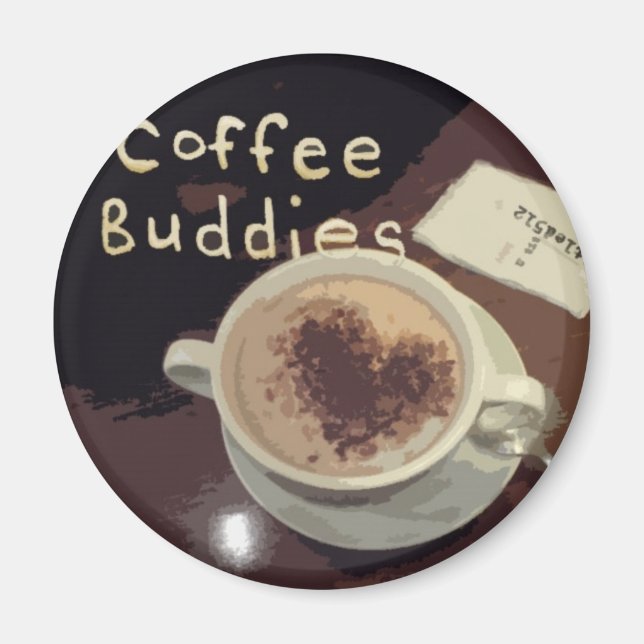 coffee buddies magnet (Front)