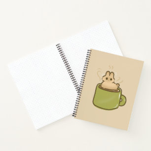 Coffee bunny notebook