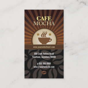 Coffee Burst Cafe Loyalty Card