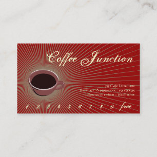 Coffee Burst Drink Punch / Loyalty Card