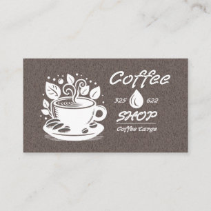 coffee business card