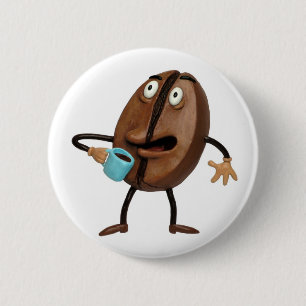 Coffee Buzz 2 Inch Round Button