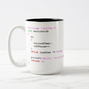 Coffee.c Two-Tone Coffee Mug