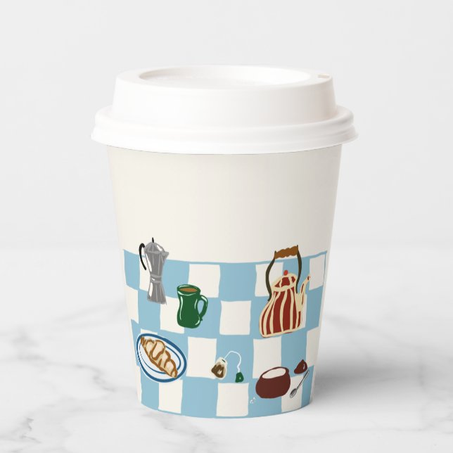 Coffee Cafe  Paper Cups (Front)