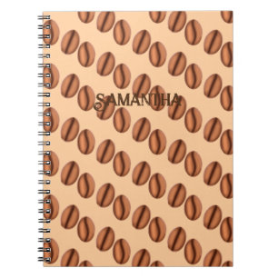 Coffee Caffeine Beans Notebook