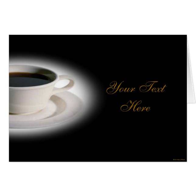 Coffee Card (Front Horizontal)
