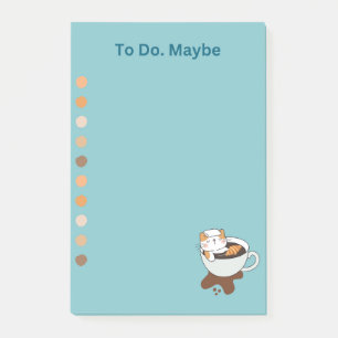 Coffee Cat Spa Post-it Notes