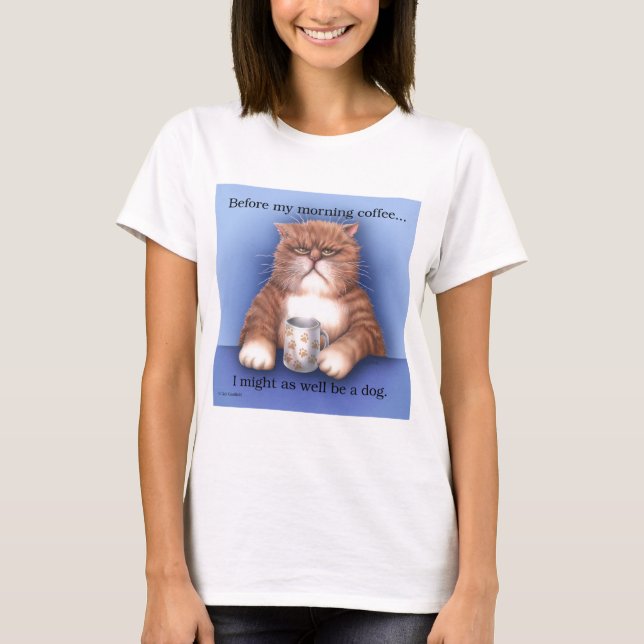 Coffee Cat T-Shirt (Front)