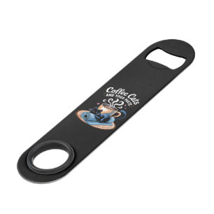 Coffee Cats and Yoga Mats Funny Cat Yoga Bar Key
