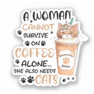 Coffee & Cats – Cute Kawaii Art