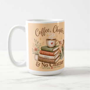 Coffee Chapters No Chatter Cozy Book Lover Mug