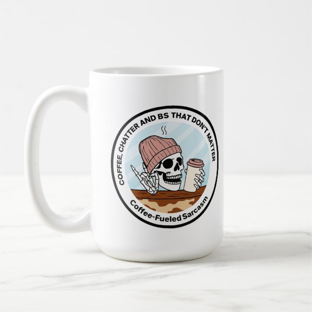 Coffee Chatter & BS Mug (Left)
