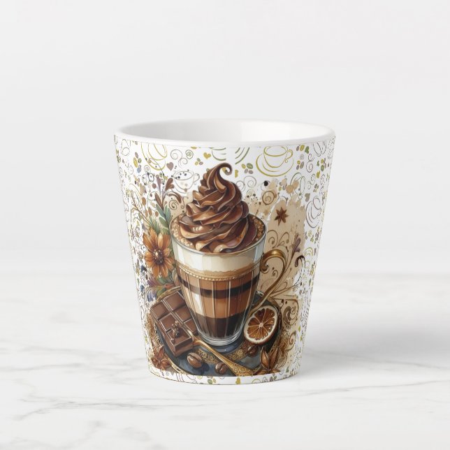  coffee chocolat latte mug (Front)