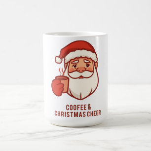 Coffee & Christmas Cheer Santa Mug
