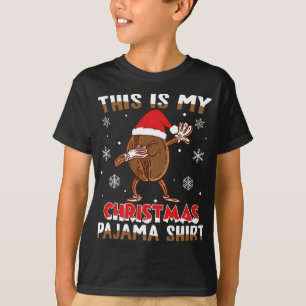 Coffee Christmas Funny Dabbing Coffee Bean Xmas T-Shirt