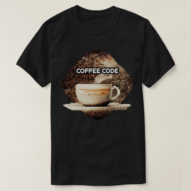 Coffee Code 1 T-Shirt (Design Front)