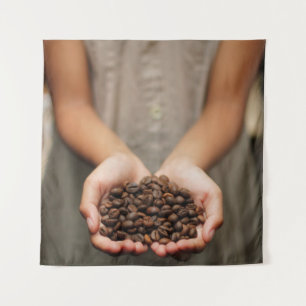 Coffee coffee beans aroma roasted tapestry