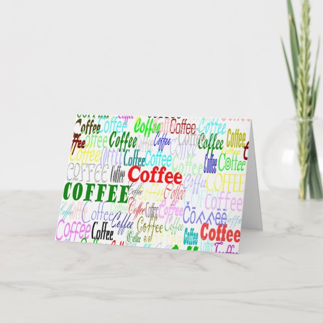 Coffee Coffee Coffee! Invitation (Front)