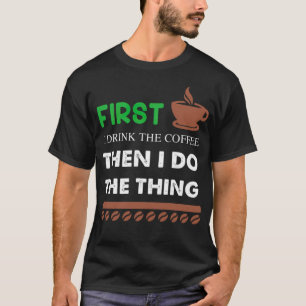 Coffee coffee junkie bear T-Shirt