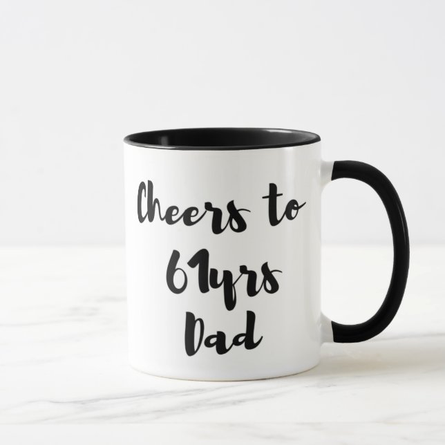 Coffee-coffee mug 60th birthday, number 60,mens (Right)
