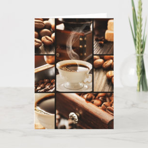 Coffee Collage Card