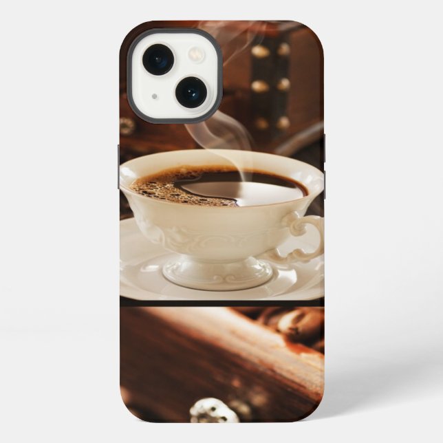 Coffee Collage iPhone Case (Back)