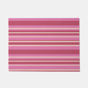 Coffee colour stripes Door Mat