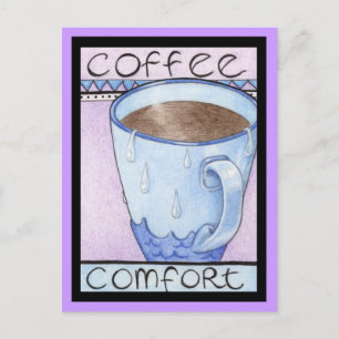 Coffee Comfort Postcard