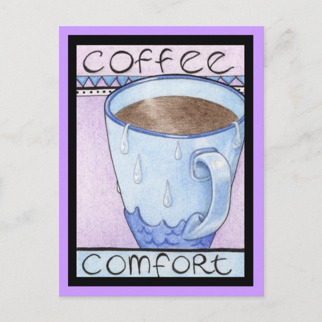 Coffee Comfort Postcard (Front)