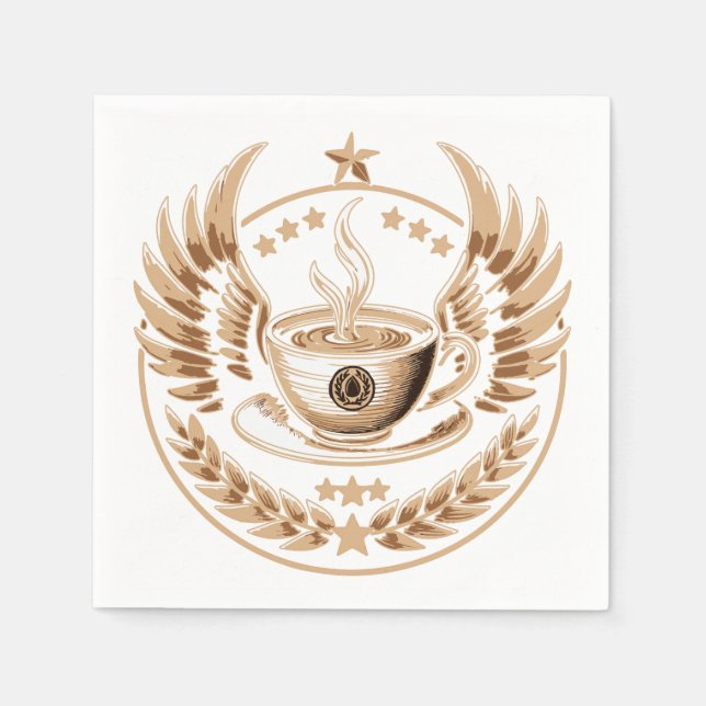 Coffee Commander Napkin (Front)
