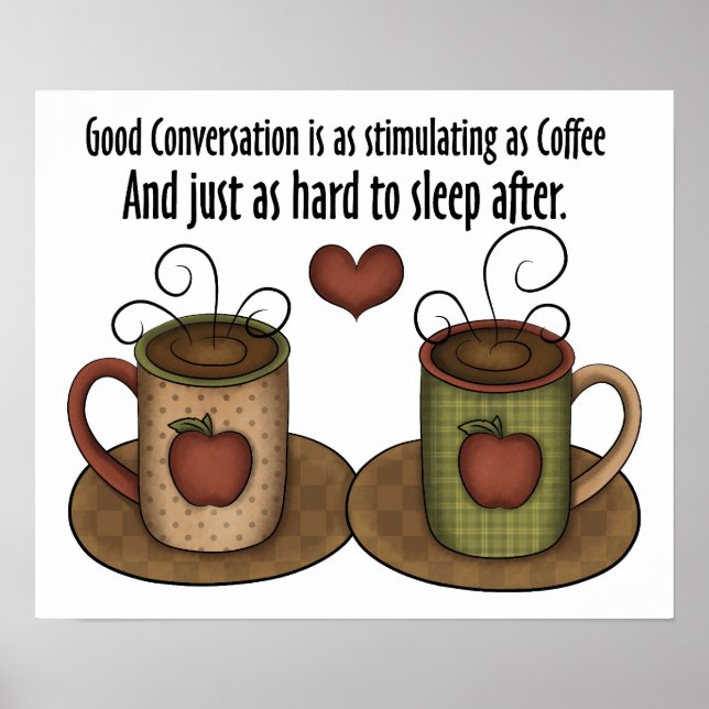 Coffee & Conversation Poster (Front)