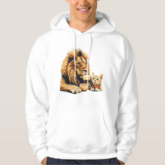 Coffee, Conversation & Whiskers: A Tale of Two Cat Hoodie