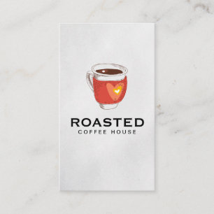 Coffee cup Barista Business Card